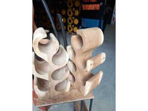 houten wijnhouder