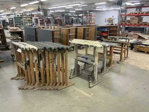 Lotti con ponti di legno