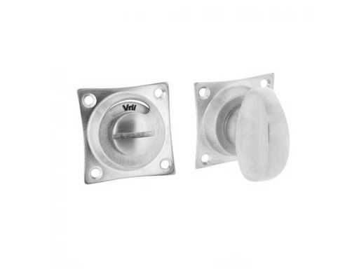 (150x) Free / Occupied Lock - Nickel Chrome - 37x37 mm