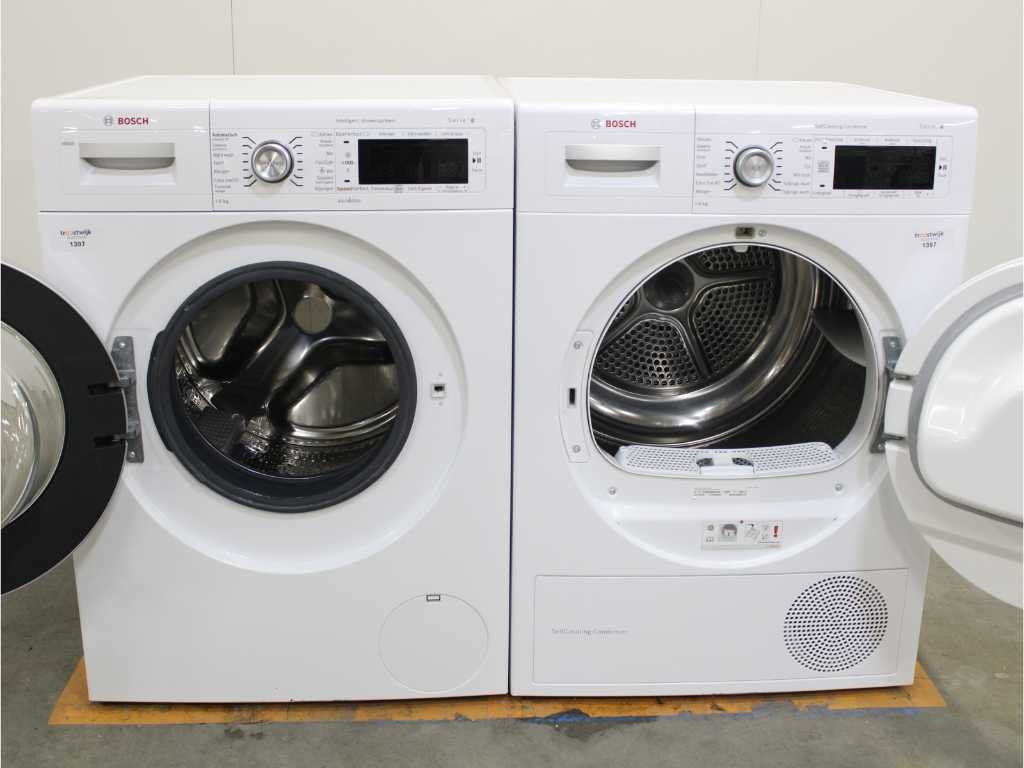 Series, 8 i-Dos Washer & Bosch Series, 8 SelfCleaning Condenser Dryer