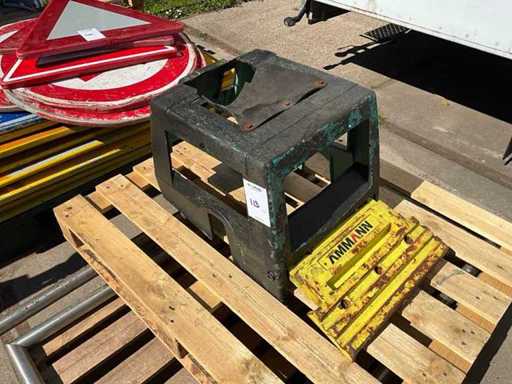 Cadre supérieur Ammann à plaque vibrante