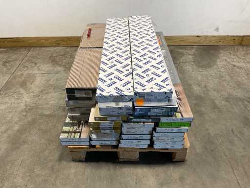 Laminaat – diverse soorten, ca. 82m²