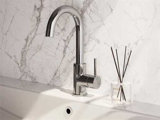 Rubinetto miscelatore a bacino alto Brauer Chrome Edition