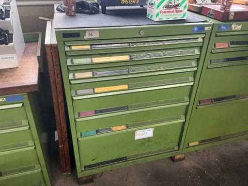 ALBRECHT EPlus gereedschapskast inclusief inhoud (diverse freesgereedschappen)