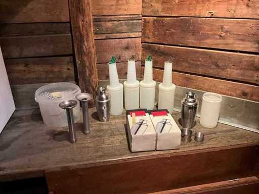 Party of bar supplies