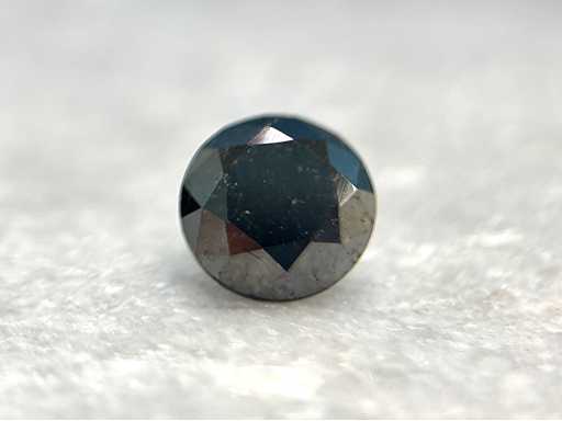 Diamant 3.75 carat briljant geslepen zwarte diamant