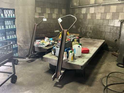 Heavy-duty platform trolley / transport trolley (2x)