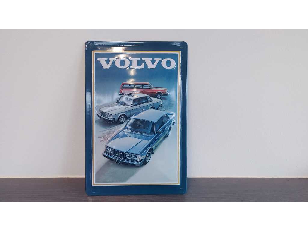 Tabliczka metalowa Volvo 240
