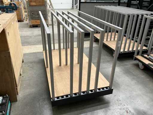 Romias Mobile Steel Plate Rack