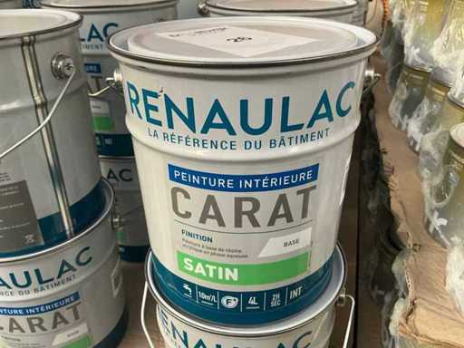 Renaulac Carat Satin Red 4000ml Peinture intérieure (30x)