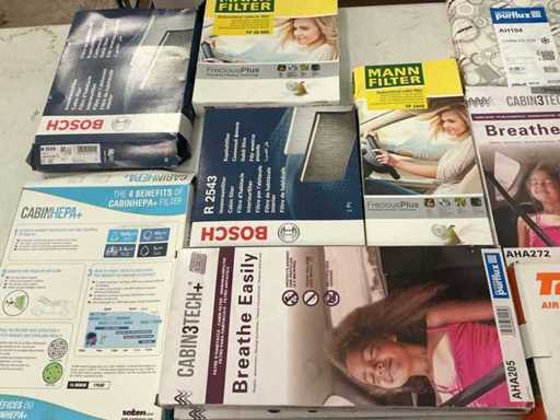 Partij Diverse waaronder,oliefilters,aircofilters enz.