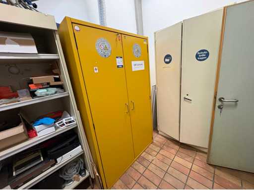 Dulapul de depozitare a substanțelor chimice ignifug Denios