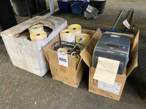 Drukarka etykiet Intermec PC43d i etykiety