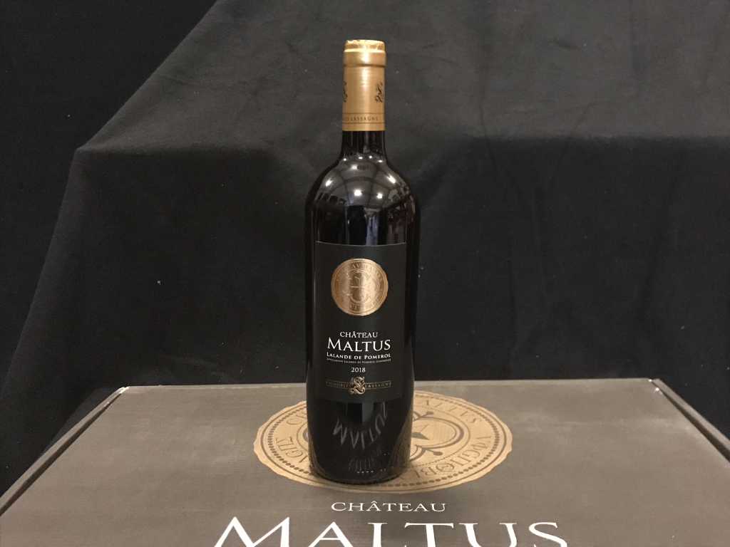 2018 Château Maltus - czerwone wino Lalande de Pomerol (6x)