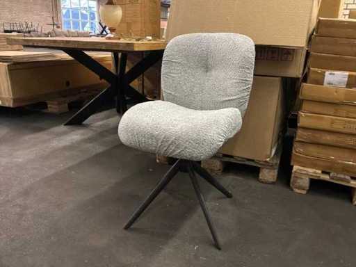 Boucle draaibare Eetkamerstoel (4x)