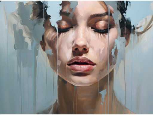 Tecniche miste/acrilico su tela Maria Strabel