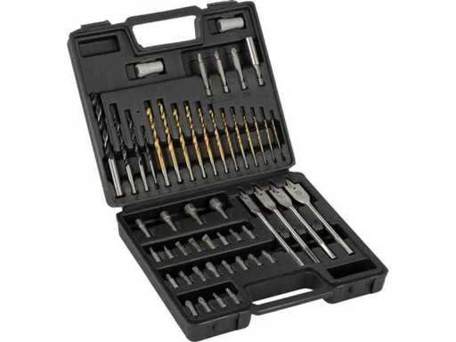 Set de burghiu și burghiu Hyundai 65203 de 50 de piese (80x)