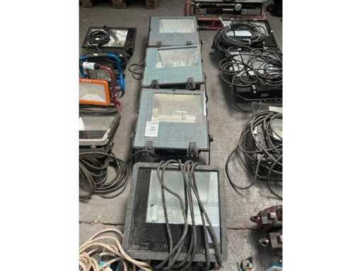 Various construction lights (4x)