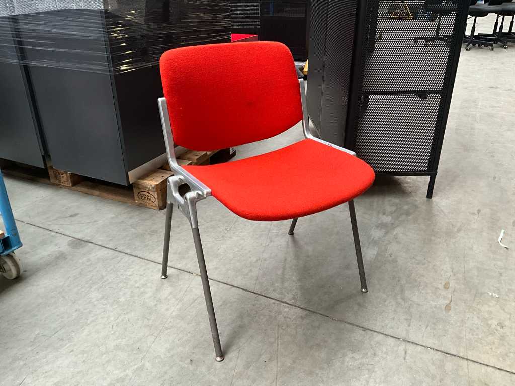 12x Vintage design stoel JSC CASTELLI