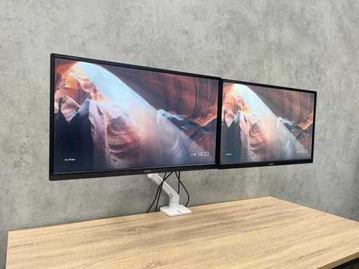 Iiyama/ Ergotron – 27" PC-Set – HDMI, DP, VGA