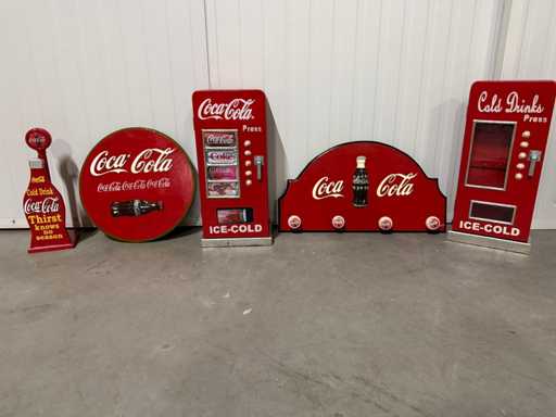 Coca Cola - Zestaw 1 - Dekoracje obiektowe