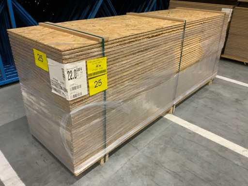 Plaque OSB 2500x675x22mm GBF4 (41x)