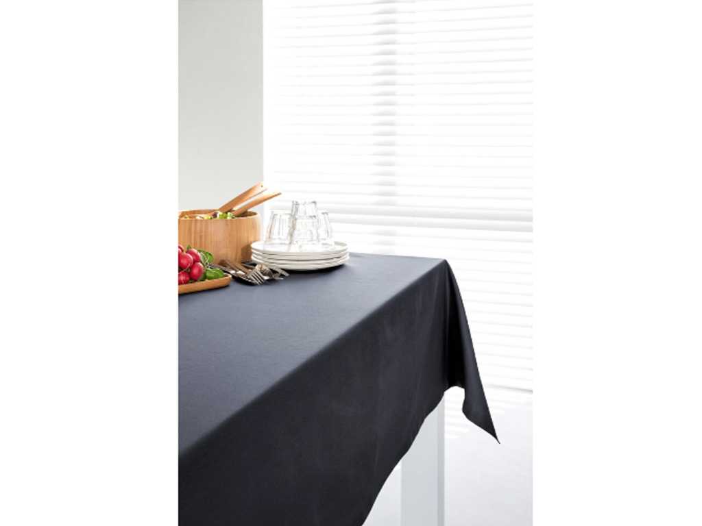 Point-Virgule - tablecloth cotton black 140x240 cm (32x)