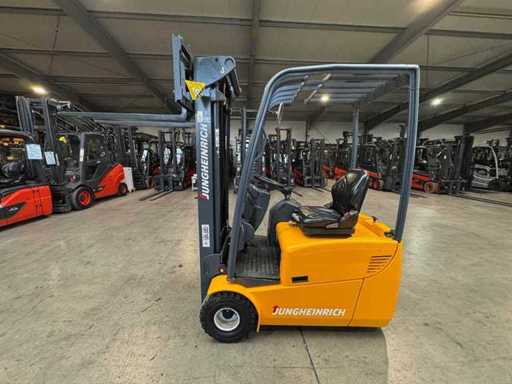 03/2024 Service + UVV 06/2027 Jungheinrich EFG115 1.400kg Triplex 500cm Elektrostapler Gabelstapler 10.574 Stunden