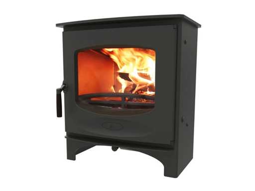 Charnwood - C-Seven BLU + Sokkel (Gunmetal) - Houtkachel