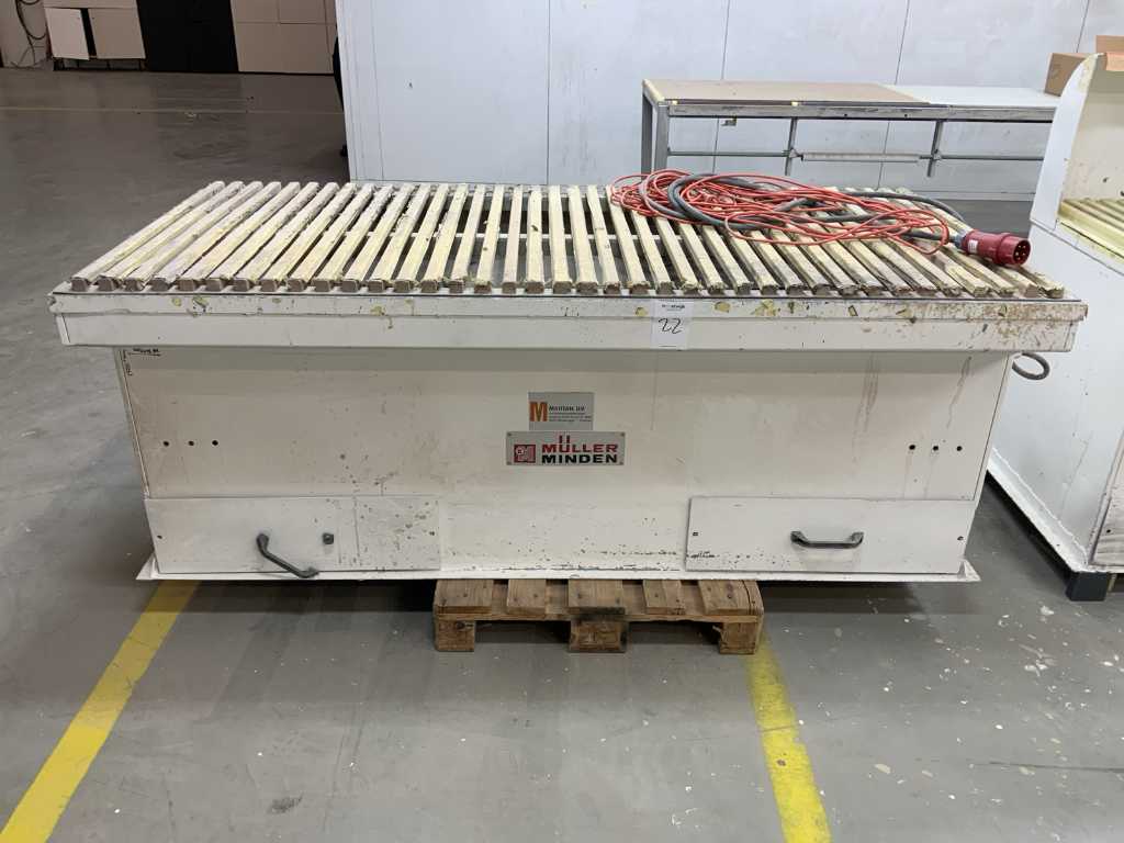 1988 Muller Minden Extraction table / workbench