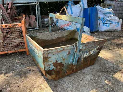 Boscaro A-50 300L Seau grue - seau à décombres