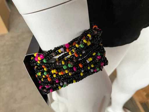 Fair Forward Fairtrade gumki z gumkami Bransoletka wielokolorowa (89x)