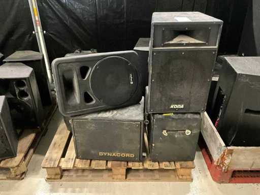 Różne wadliwe głośniki (8x)