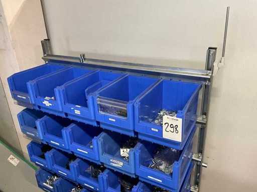 Trolleys with storage display boxes