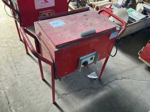 Erwärmer auf der Baustelle