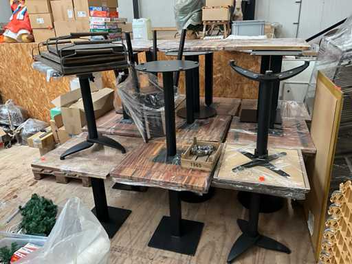 Masă pătrată de terasă (21x)