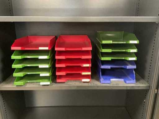 Partij brievenbakken