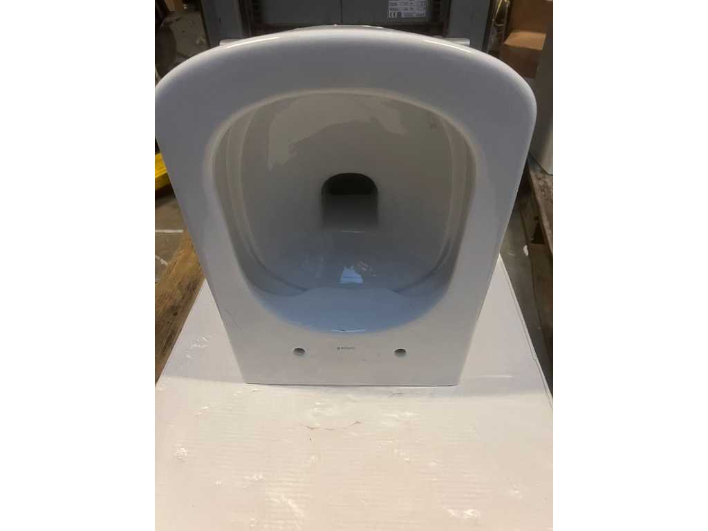 Creavit - Design - WC suspendu Légèrement abîmé - WC - Blanc