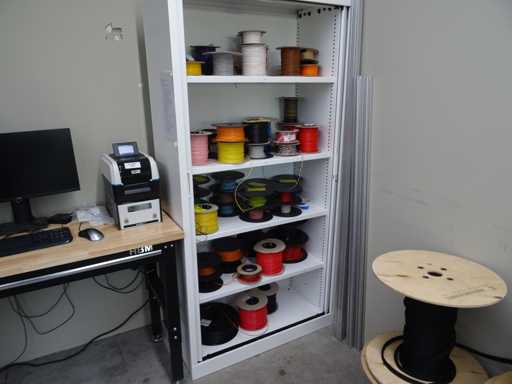 Batch of assembly cord and electrical cable