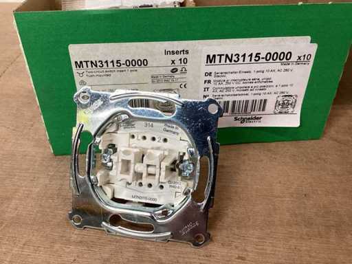 Comutator electric dublu în serie Schneider (40x)