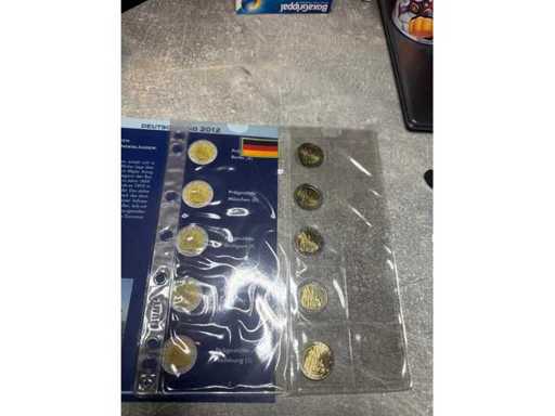 5x2€ Serie deutschland 2€ Bayern