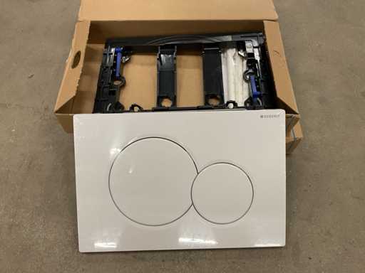 Geberit Sigma01 115.770.11.5 Plaque de déclenchement à 2 boutons (2x)
