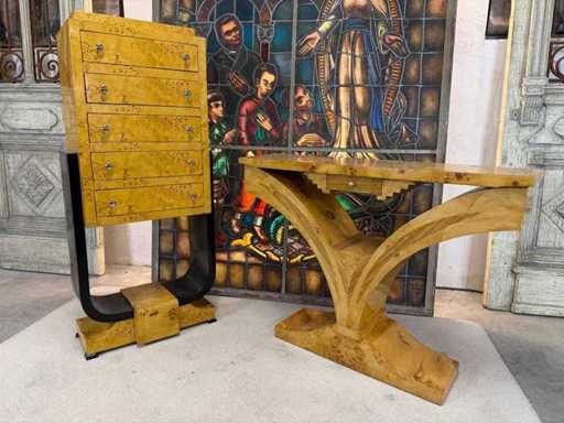 Art-déco-Möbel (2x)