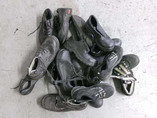 Werkschoenen Mix, met veiligheidsteenkap, gebruikt (R18) (45x)