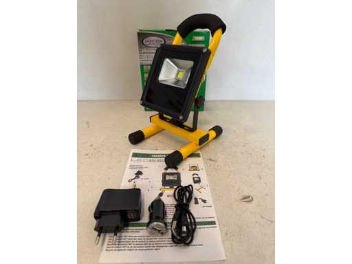 LED reflektor akumulatorowy z podstawką