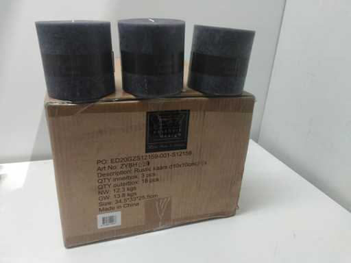 Design Esschert - Lumân?ri rustice (18x)