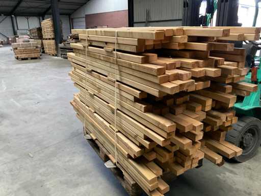 Lot de grinzi de pin 80-180x6,5x4,5 cm