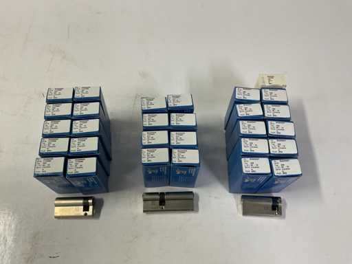 Viele Buva-Zylindertürbeschläge (29x)