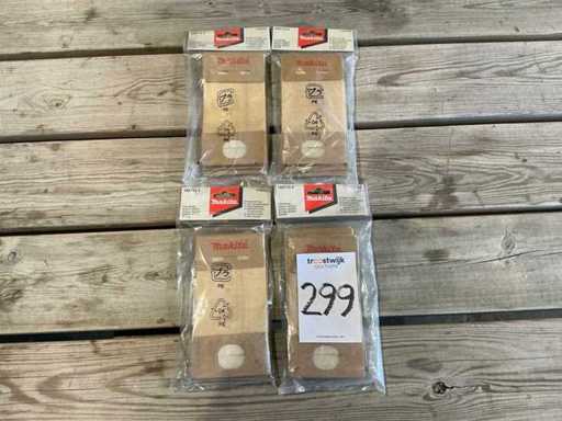 Sac filtre Makita pour ponceuse manuelle (20x)