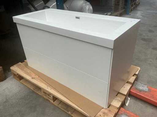 Badmeubel 100cm wit